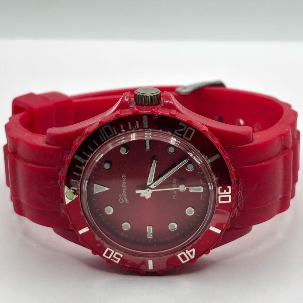 Red & Silver Watch - Picture 2 of 3